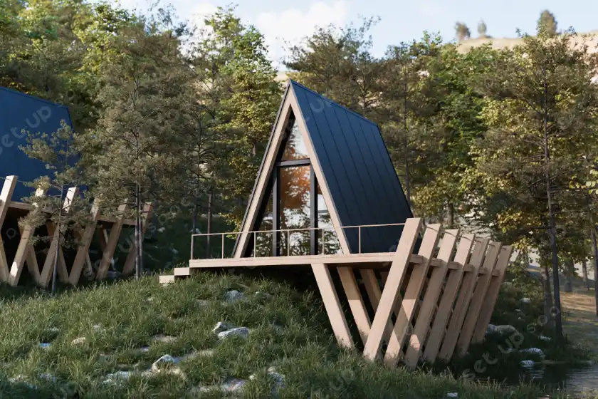 A-Frame Cabin 1