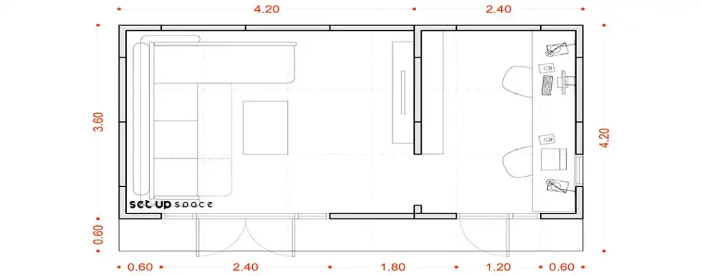 3,6×6,6m-23,76m²