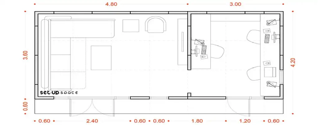 3,6×7,8m-28,08m²